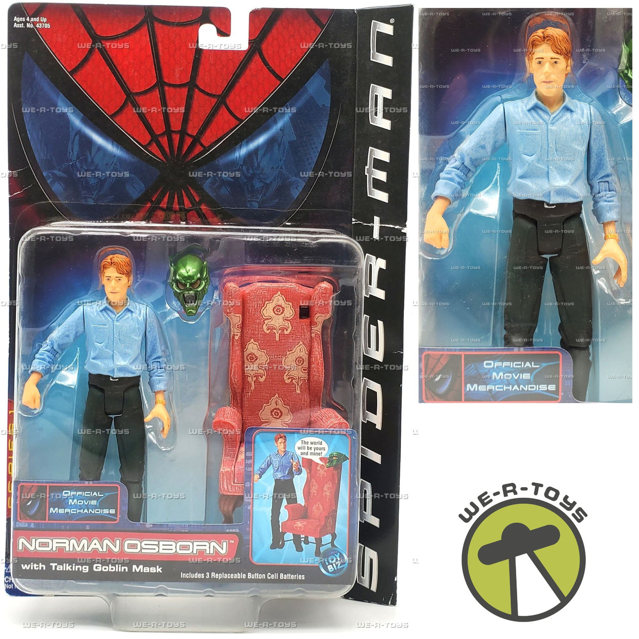 Marvel's Spider-Man Norman Osborn Figure Series 1 Toy Biz