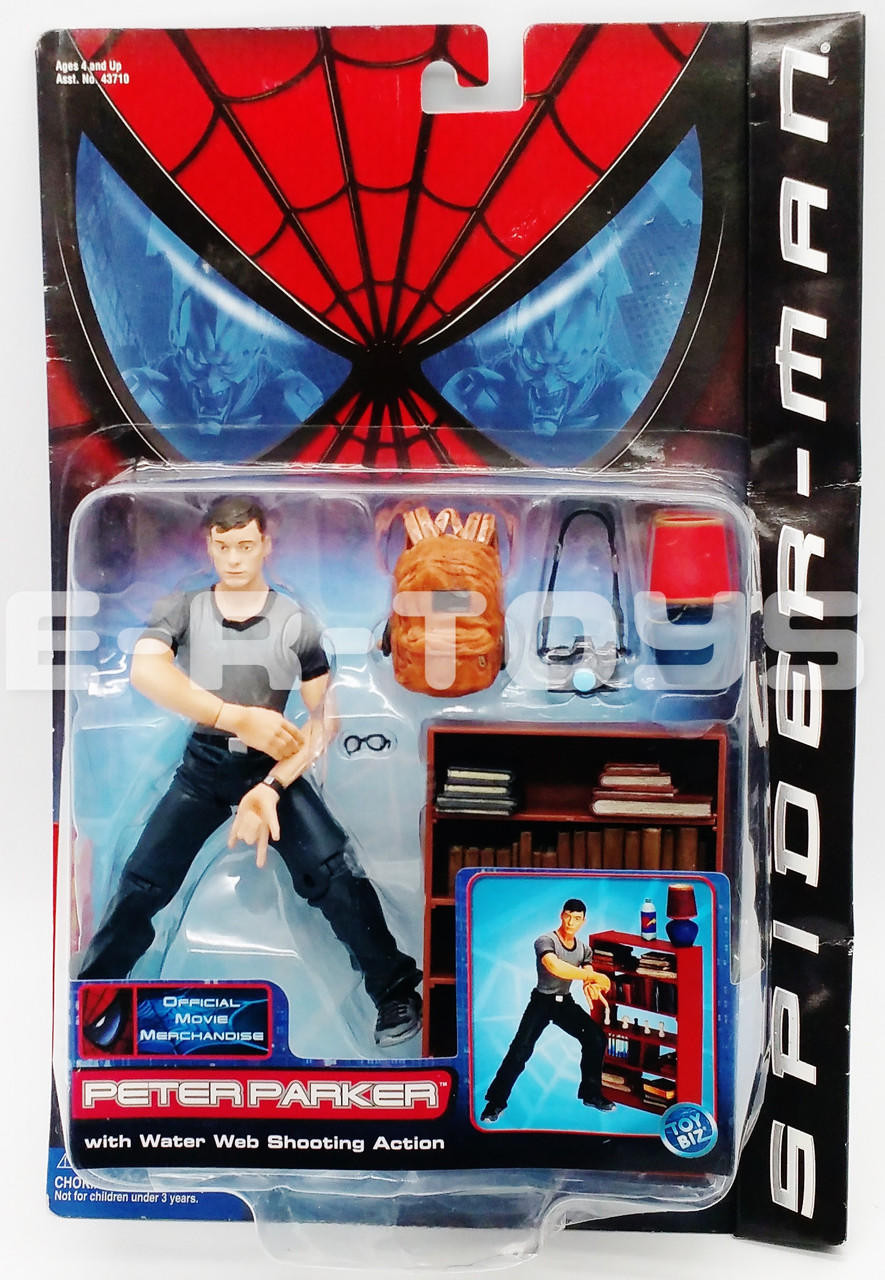 Marvel's Spider-Man Peter Parker Action Figure Series 2 Toy Biz 2002 #43711  NRFP