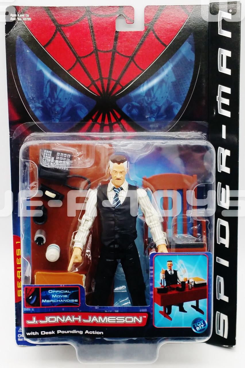 Marvel's Spider-Man J. Jonah Jameson Figure Series 1 Toy Biz 2001