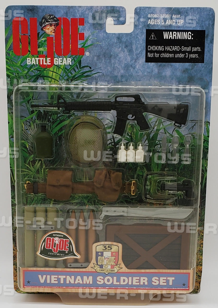 G.I. Joe Vietnam Soldier Action Figure Accessories Hasbro 1998 No. 57082  NRFP - We-R-Toys