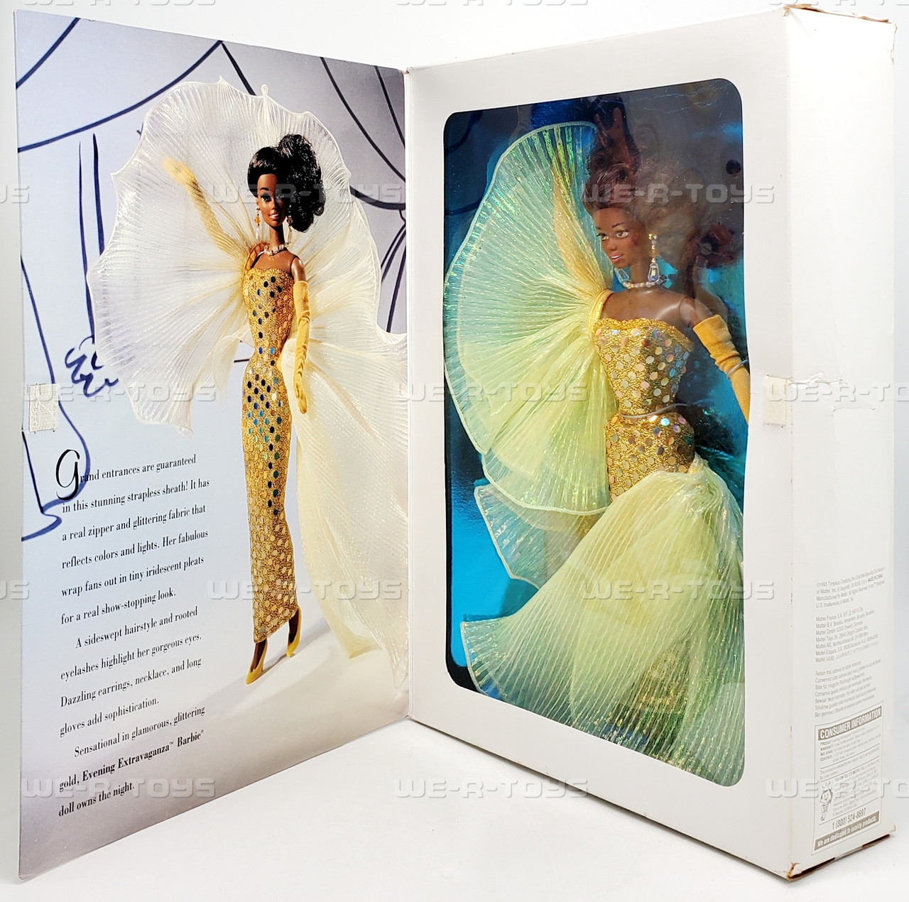 Evening Extravaganza African American Barbie Doll 1993 Mattel #11638
