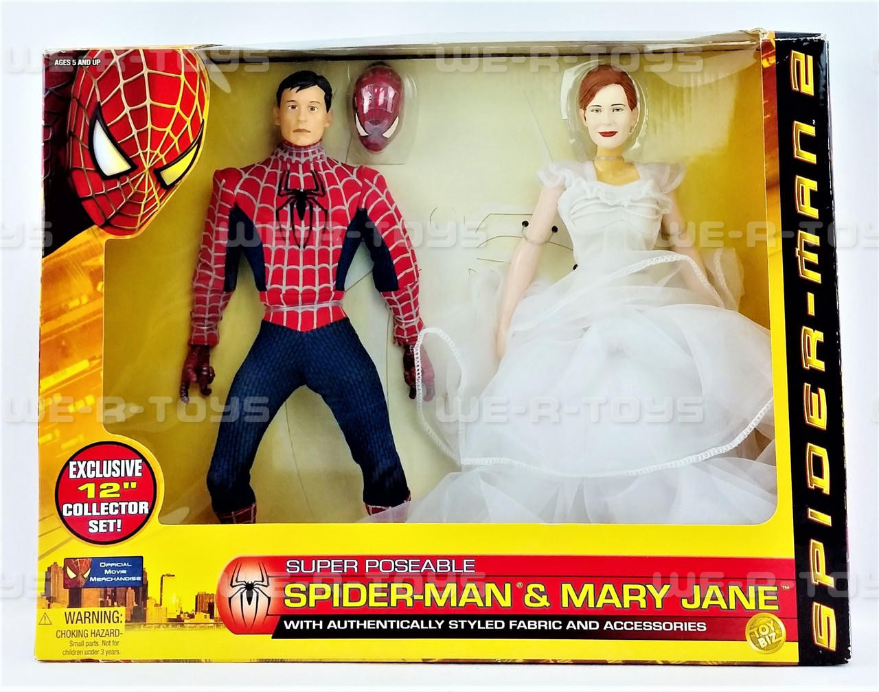 Spider-Man & Mary Jane 12 Collector Set Spider Man 2 2004 Toy Biz