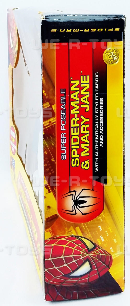 Spider-Man & Mary Jane 12 Collector Set Spider Man 2 2004 Toy Biz #43888  NRFB - We-R-Toys