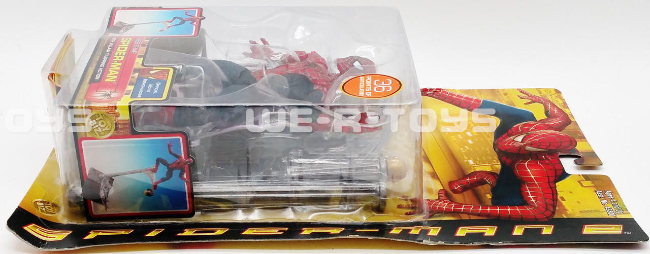 Marvel's Spider-Man 2 Web Trap Spider-Man Action Figure Toy Biz