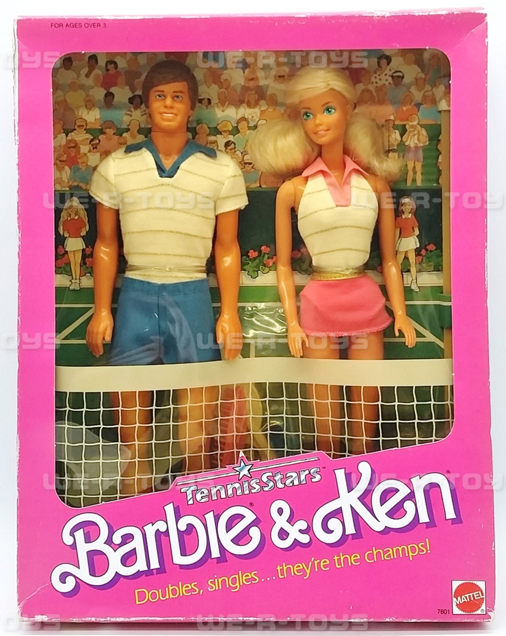 Barbie and Ken Tennis Stars Dolls Mattel 1988 No. 7801 NRFB