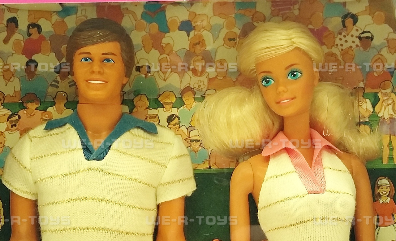♛Vintage◈ Barbie&Ken ♢♦OnParade!◈稀少♦♢レア Barbie and Ken Tennis Stars gift set Vintage 1988 Mattel