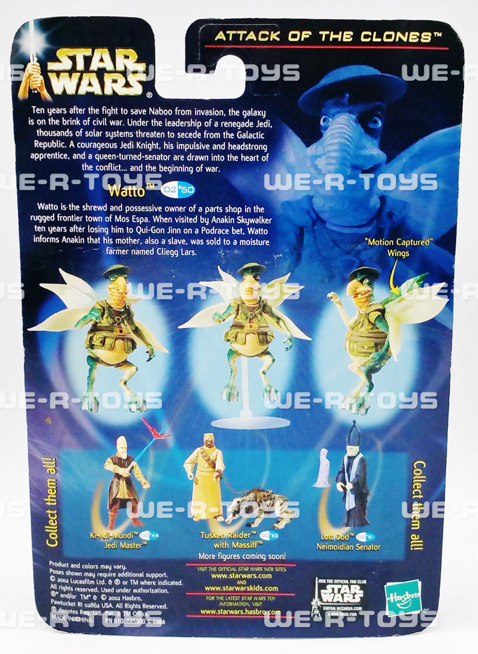 Star Wars Attack of the Clones Watto Action Figure Hasbro