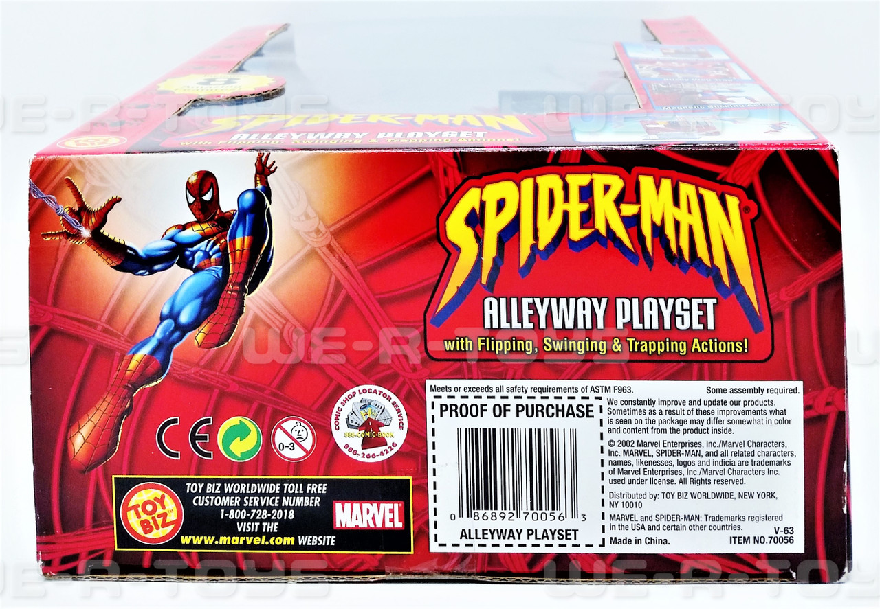 【超歓迎安い】■トイビズ スパイダーマン ALLEYWAY PLAYSET アクションフィギュア スーパーマン