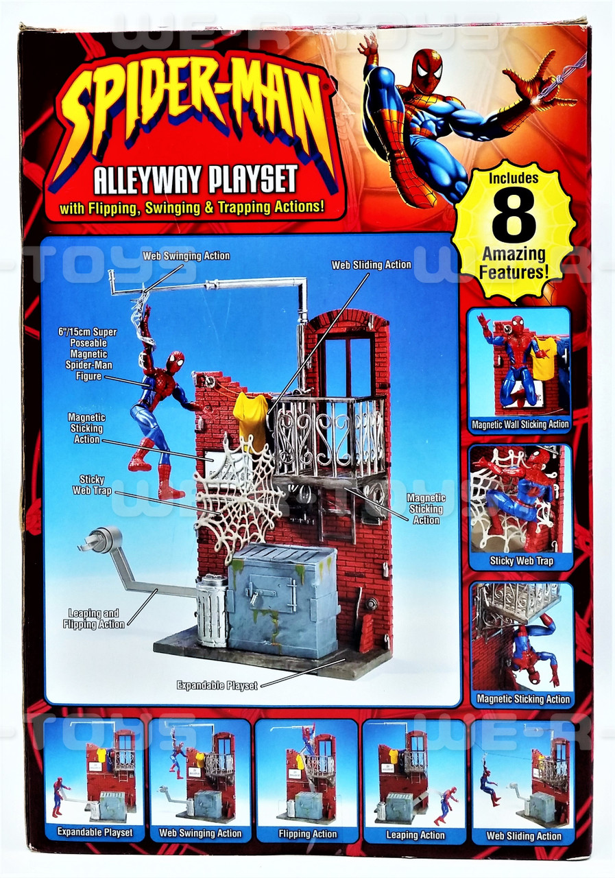 スパイダーマン Alleyway Playset 29-JY0707-11 Marvel's SpiderMan Alleyway Playset review - YouTube