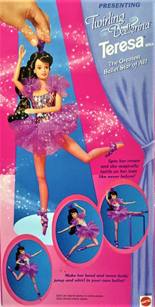 Barbie Twirling Ballerina Teresa Doll 1995 Mattel 15299