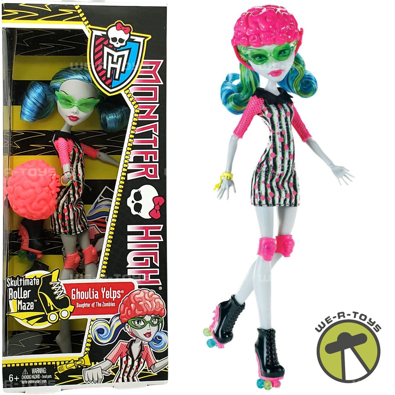 Monster High Skultimate Roller Maze Ghoulia Yelps Doll 2011 Mattel