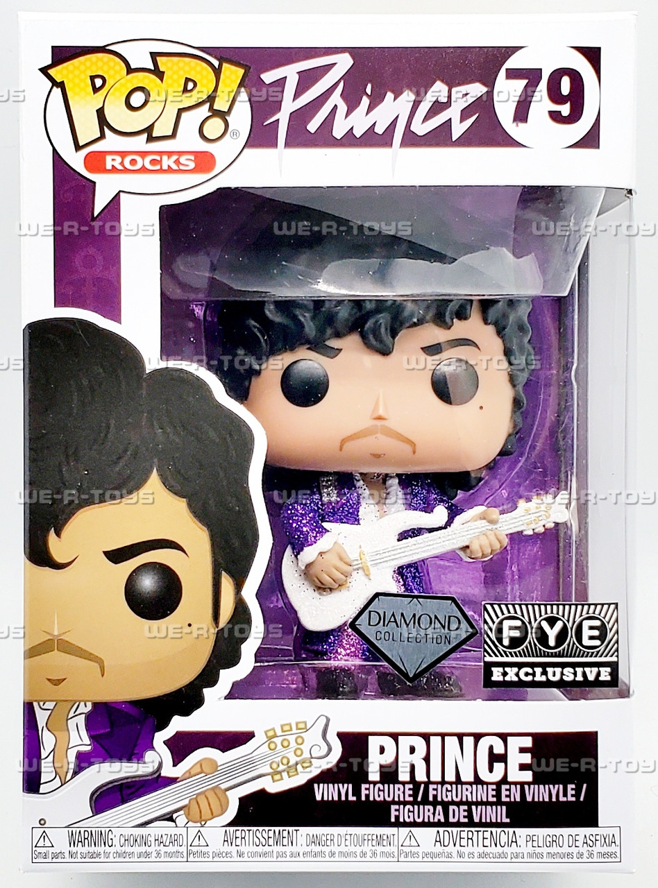 Funko Pop! Rocks 79 Purple Rain Prince Diamond Collection FYE