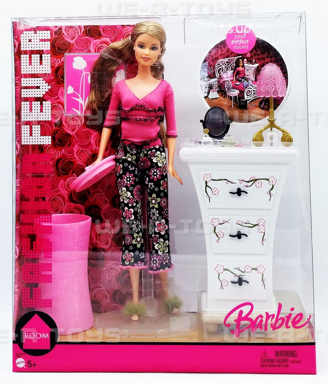 Barbie Fashion Fever Play Set Dressing Room 2006 New Furniture NIB