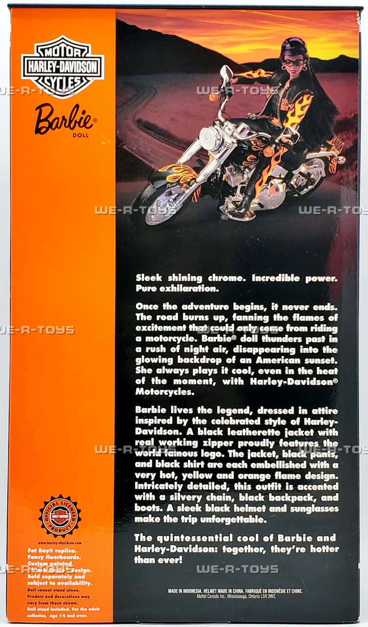 Harley Davidson African American Barbie Doll2000 Mattel #29208