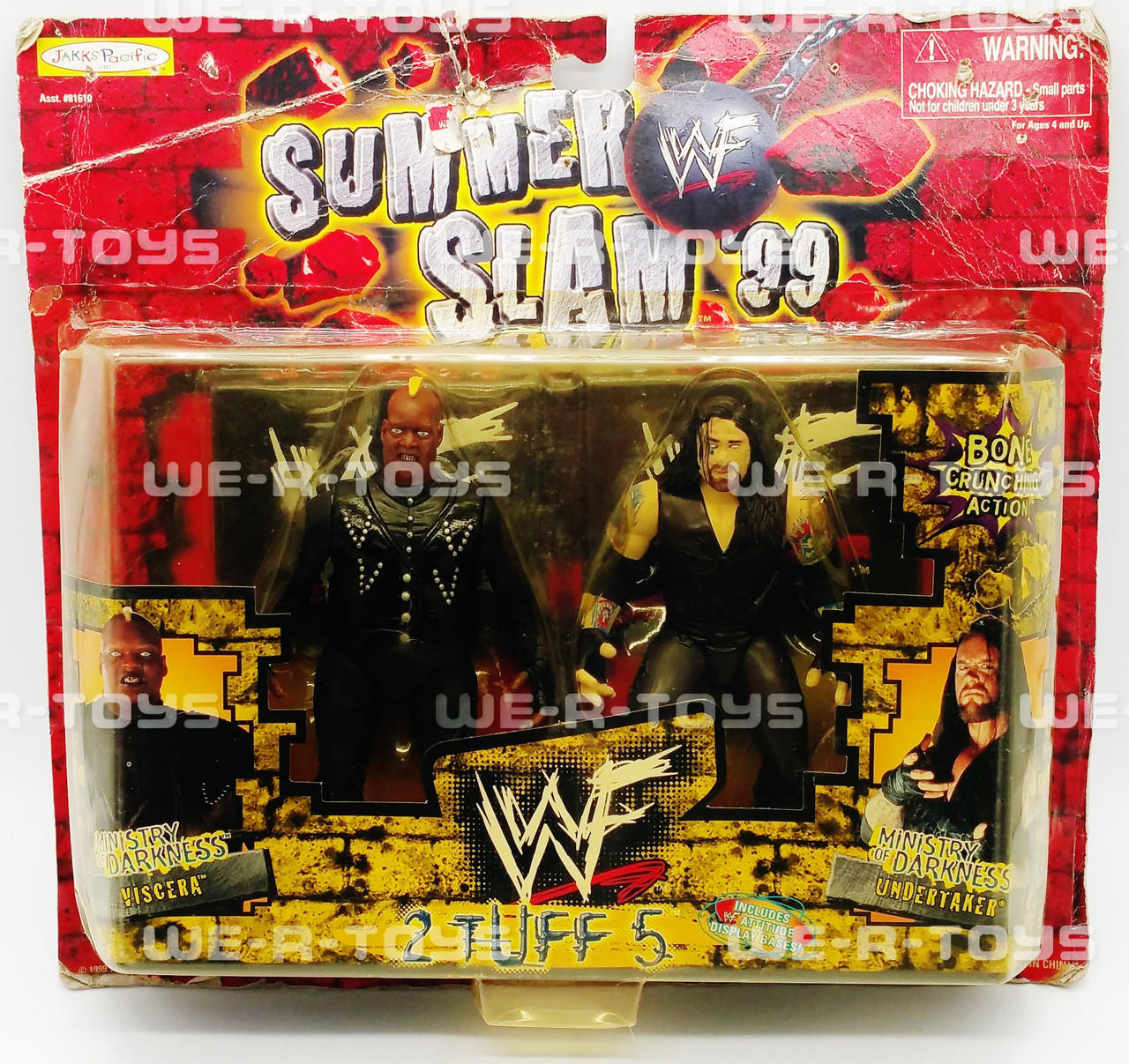 WWE WWF Summer Slam '99 Viscera & Undertaker Action Figures