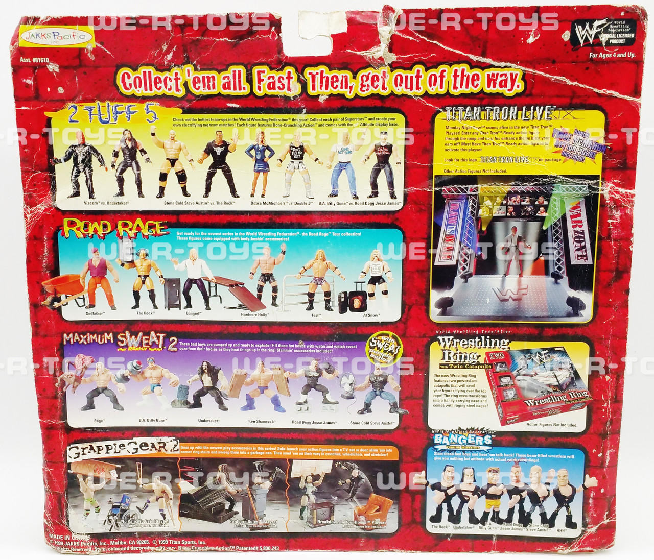 WWE WWF Summer Slam '99 Viscera & Undertaker Action Figures