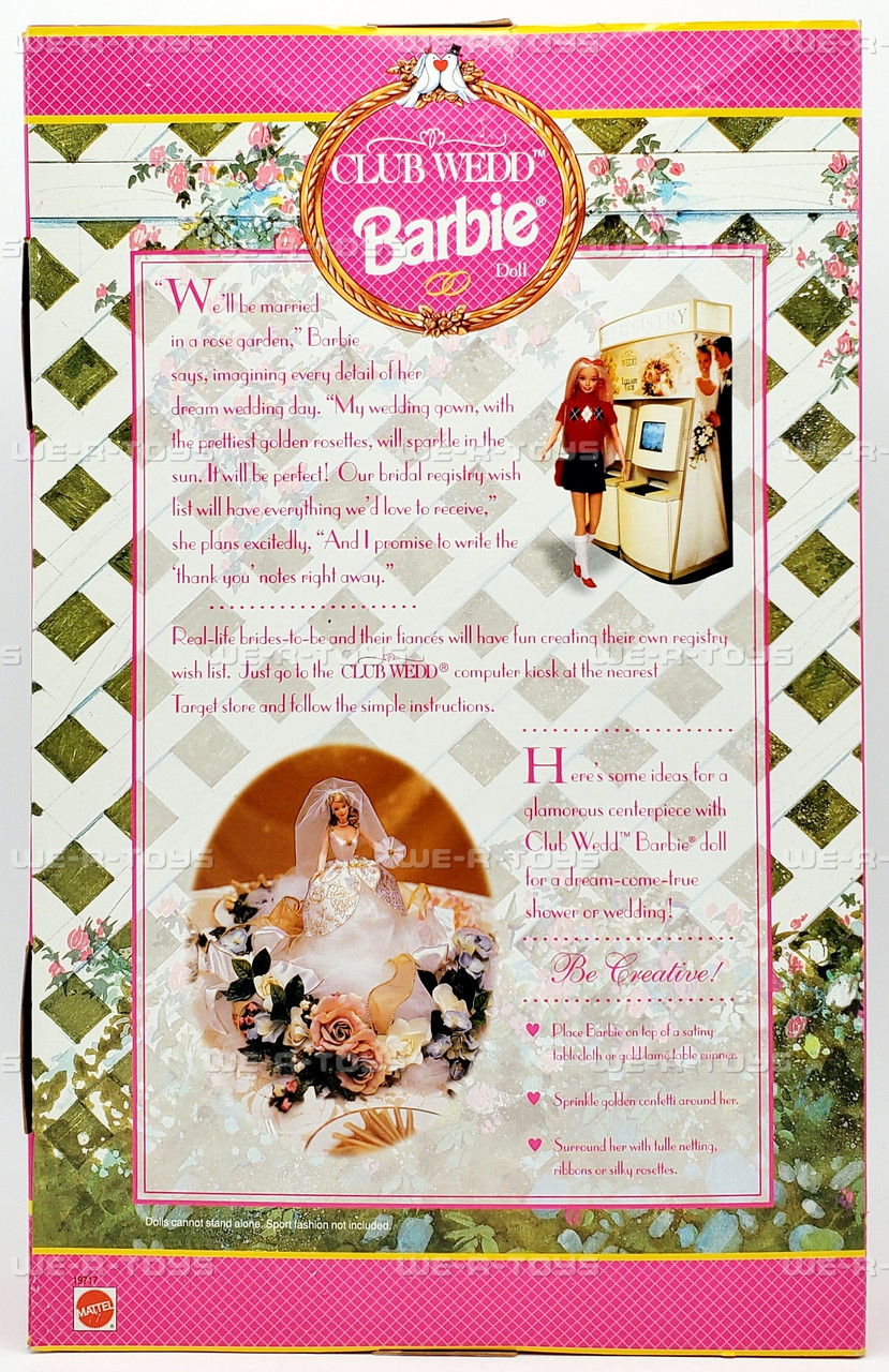 Club Wedd Barbie Doll 1997 Mattel 19717