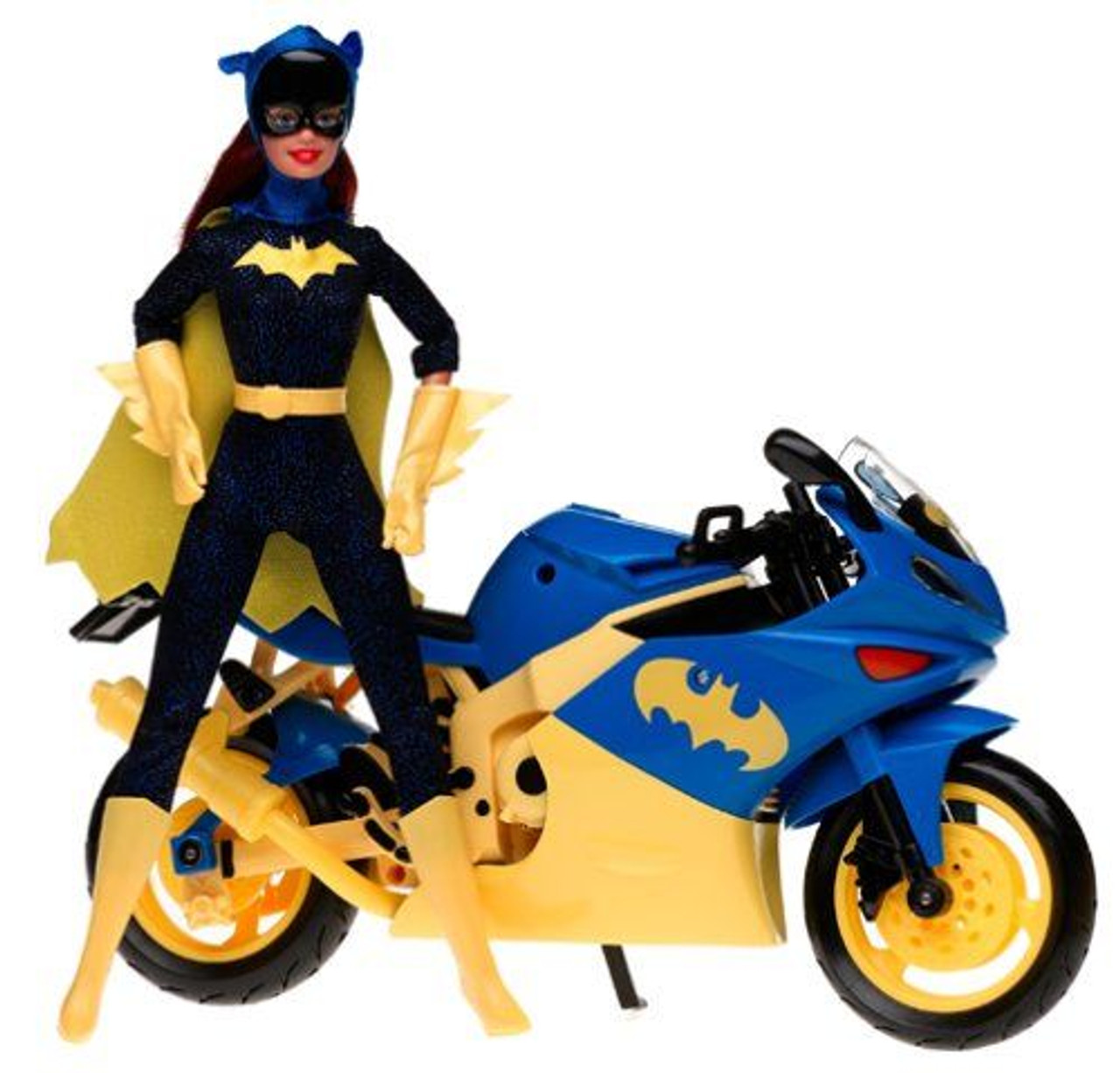 Barbie as Batgirl with Motorcycle Play Set 2003 Mattel C7458