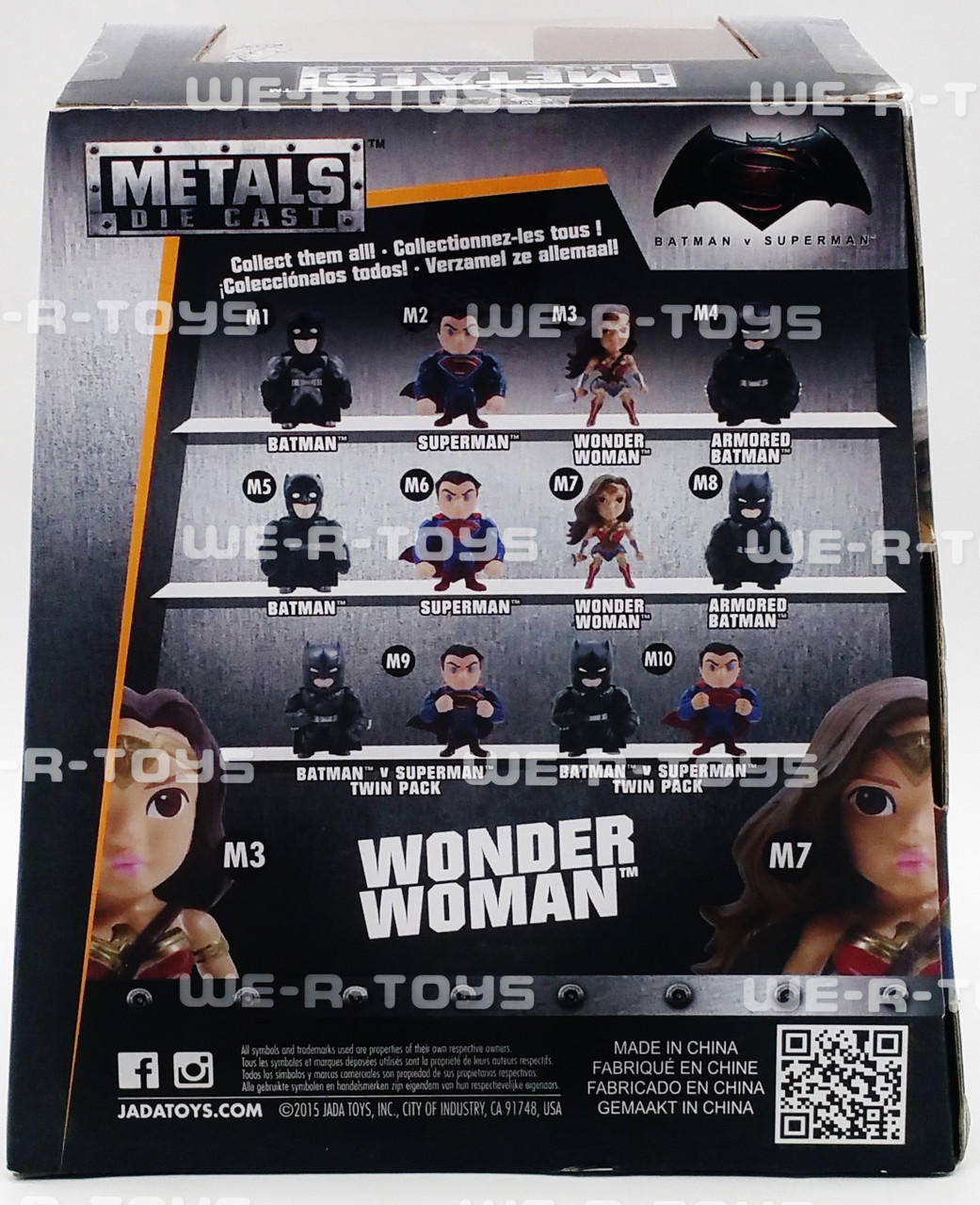 Jada Toys DC Comics Metals Diecast Batman v Superman 4 inch Figure