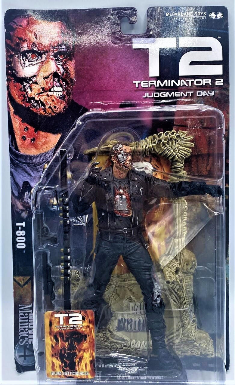 Movie Maniacs Series 4 T2 Terminator 2 Judgment Day T-800 Action
