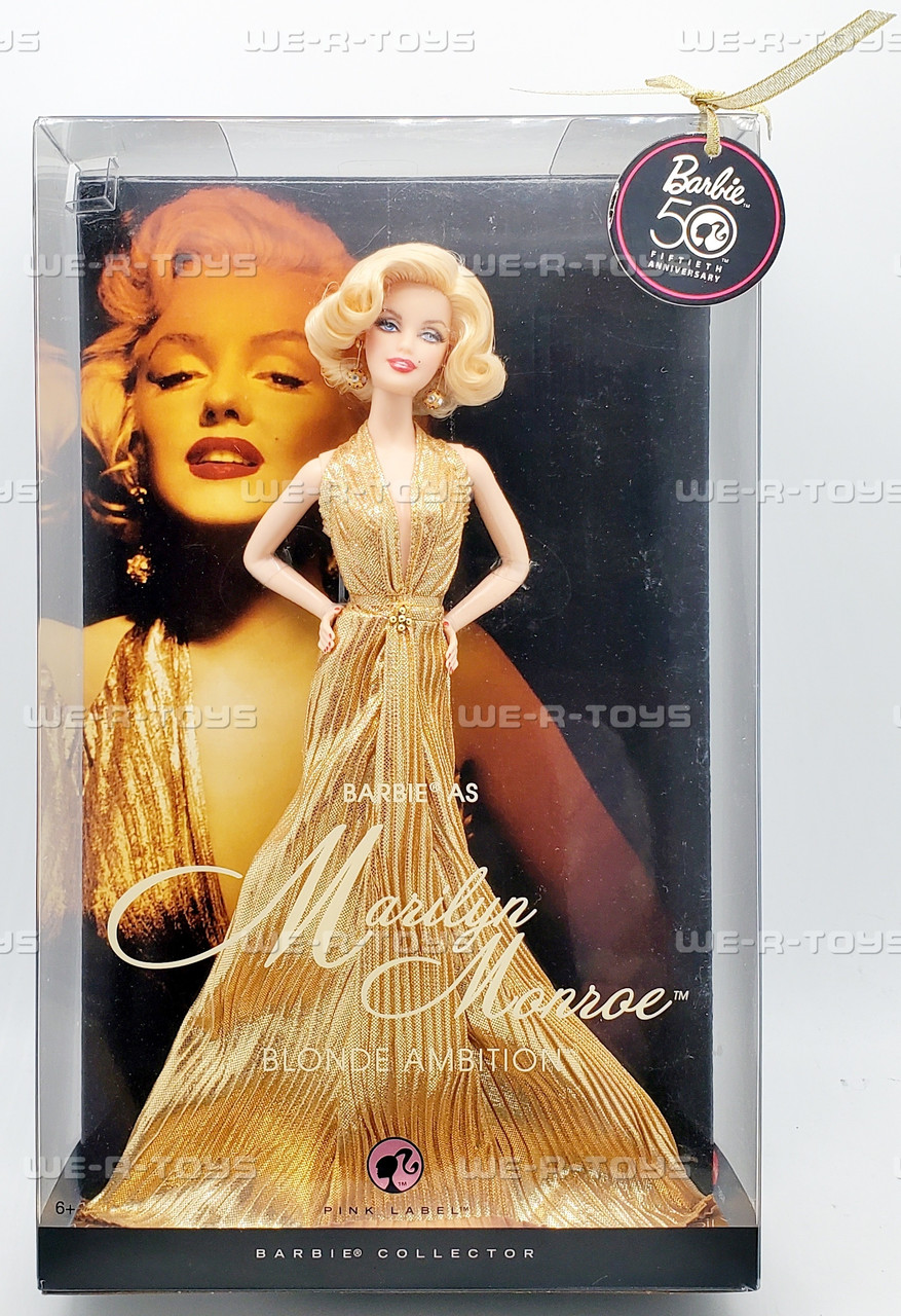 Barbie Doll As Marilyn Monroe Blonde Ambition Pink Label