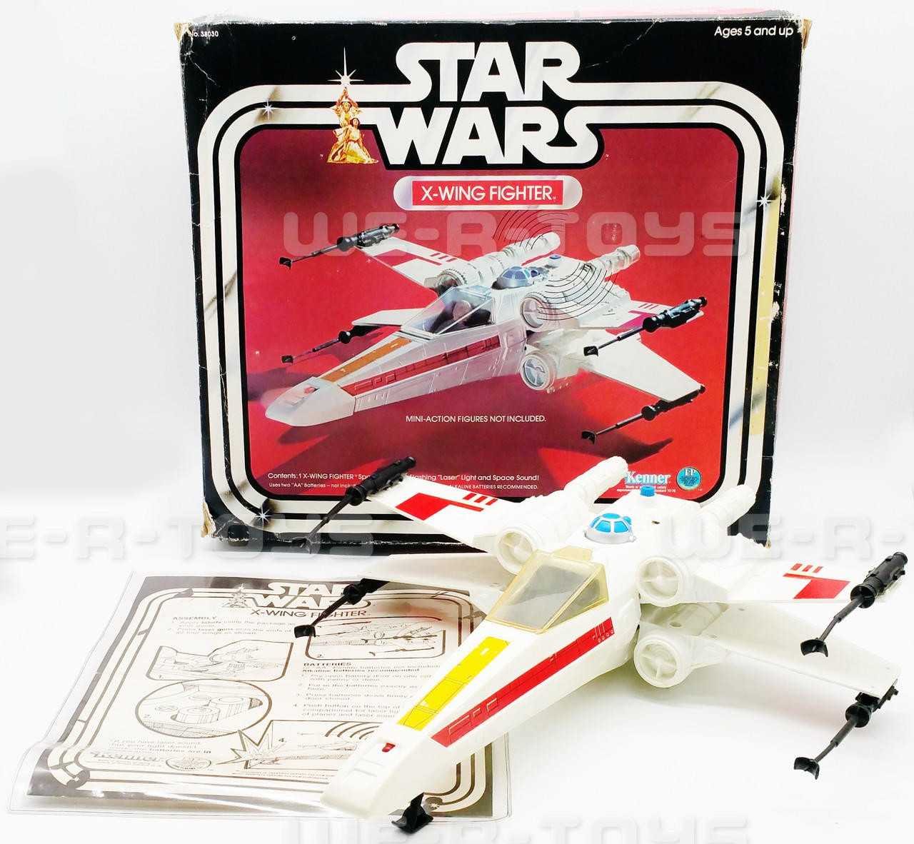 Star Wars X-Wing Fighter Vehicle Kenner 1977 No. 38030 USED