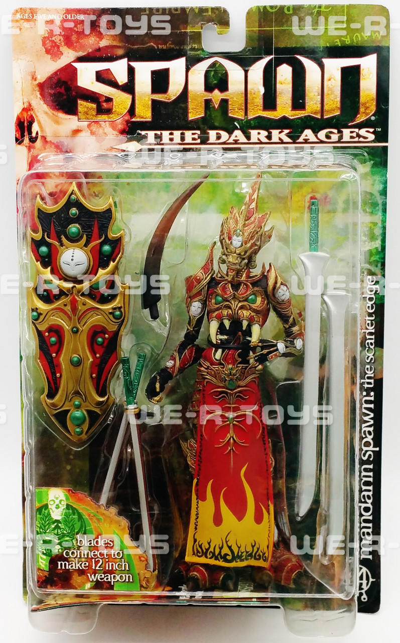 Spawn the Dark Ages Mandarin Spawn The Scarlet Edge Figure Red Version 1999  NEW