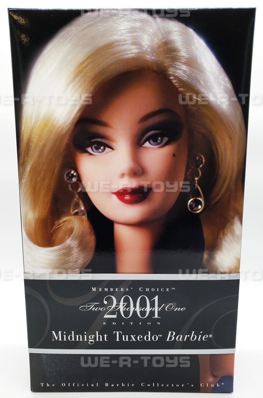 Midnight Tuxedo Barbie Doll 2001 Limited Edition Barbie Collector Club 28796