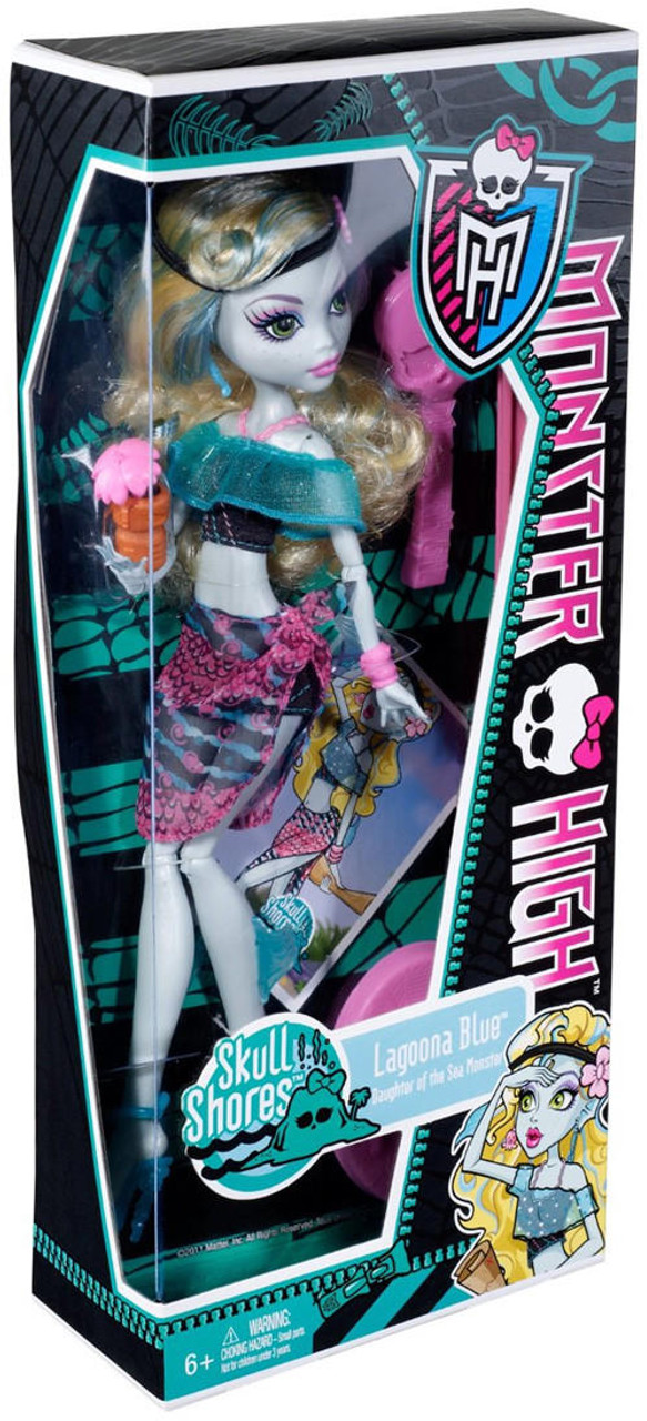 Monster High Skull Shores Lagoona Blue Doll 2011 Mattel W9182