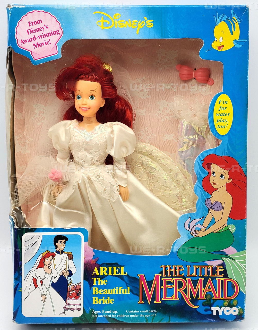 Disney's The Little Mermaid Ariel The Beautiful Bride Doll Tyco