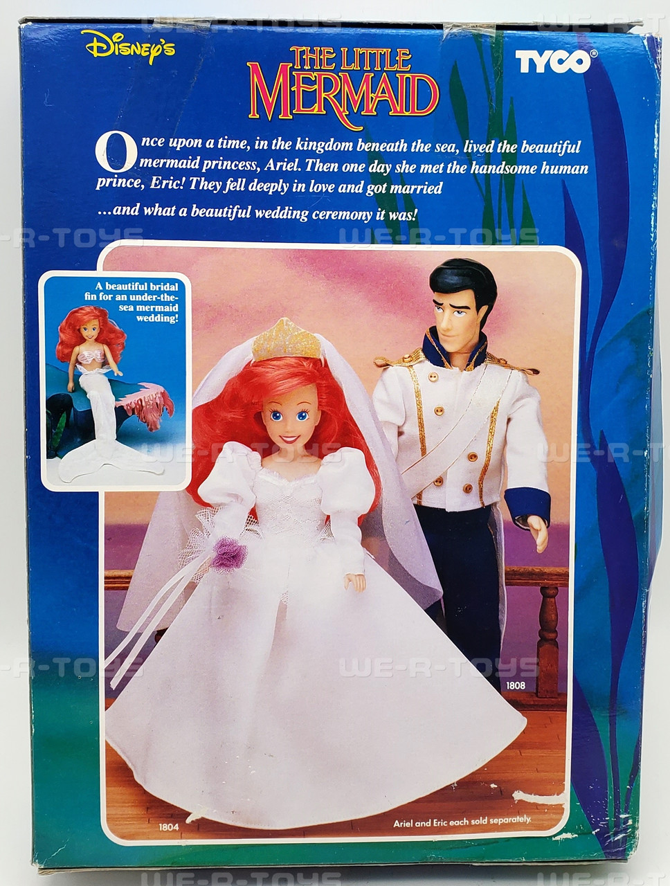 little mermaid wedding dress doll Ariel Inspired Doll Wedding Dress: Fits 11.5 or 17 Inch Dolls