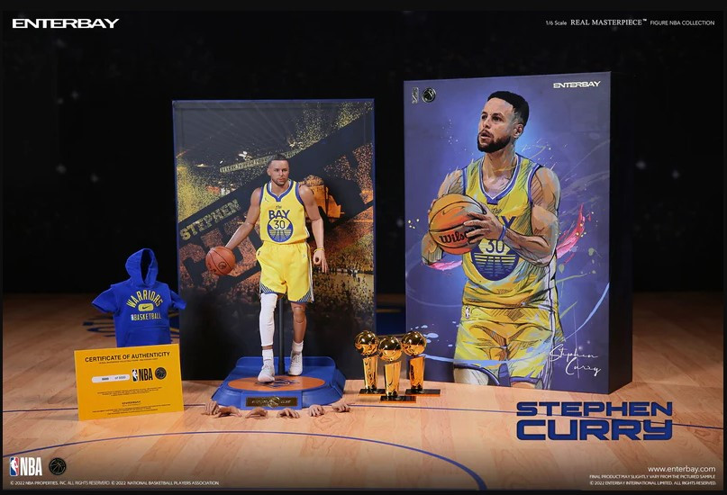 NBA Stephen Curry 1:6 Scale Real Masterpiece Action Figure