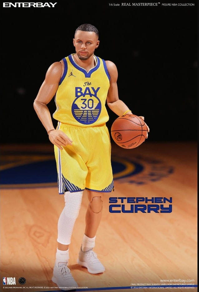 NBA Stephen Curry 1:6 Scale Real Masterpiece Action Figure