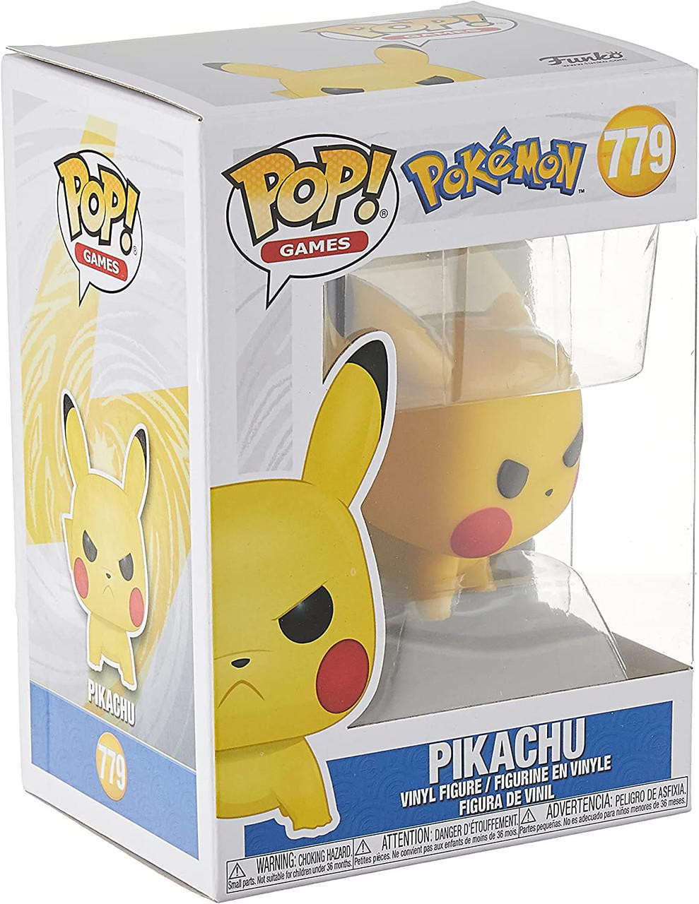 Funko Pop! Games Pokemon 779 Pikachu (Attack Stance) Vinyl Figure 2021 -  We-R-Toys