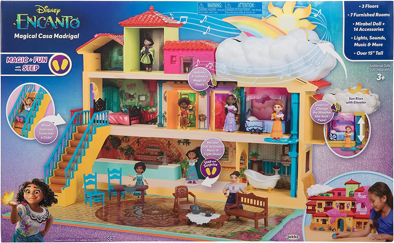 Disney Encanto Magical Madrigal House Playset with Mirabel Doll & 14  Accessories - We-R-Toys