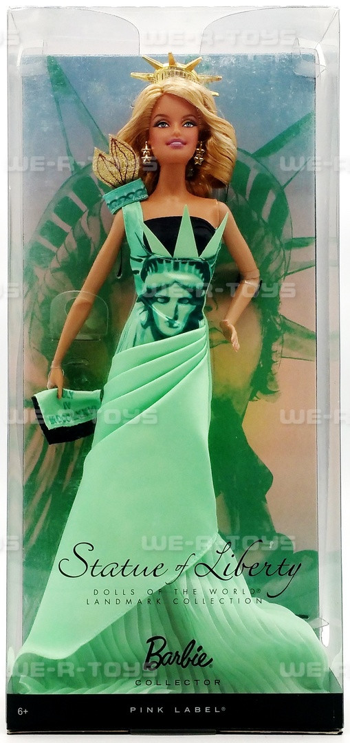 Statue of Liberty Barbie Dolls of the World Landmark Collection