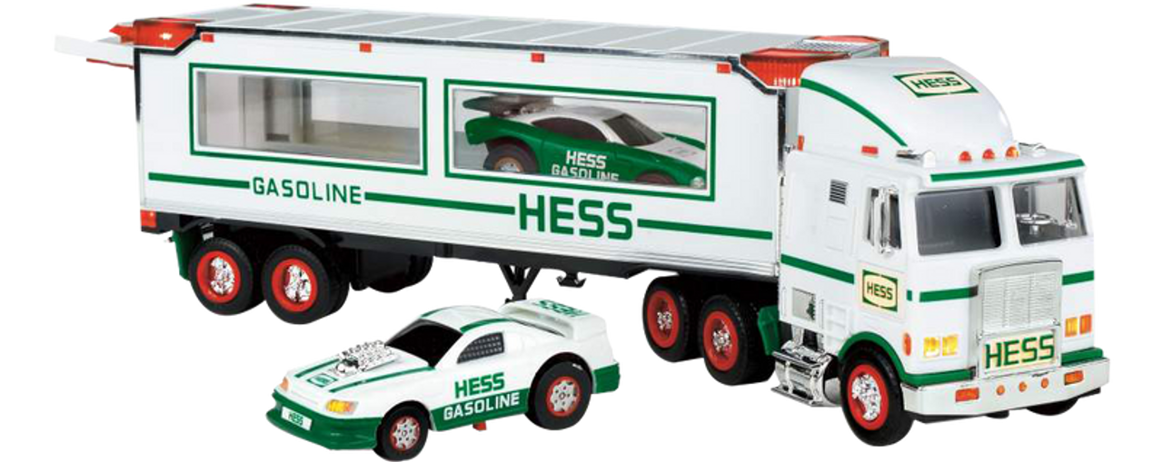 1997 Hess Toy Truck and Racers We R Toys