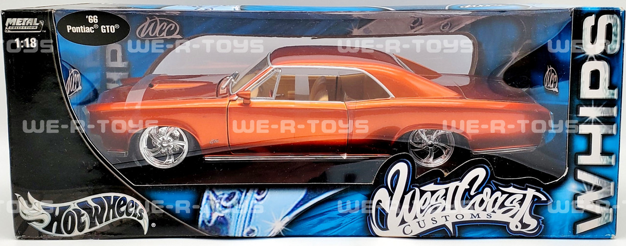 Hot Wheels West Coast Customs '66 Pontiac GTO Vehicle Mattel 2003