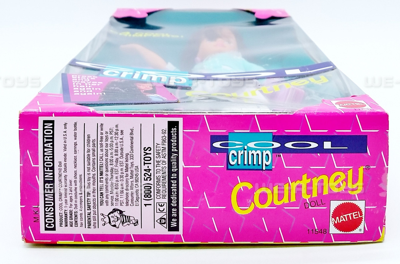 Barbie Cool Crimp Courtney Doll Mattel 1993 #11548 NRFB - We