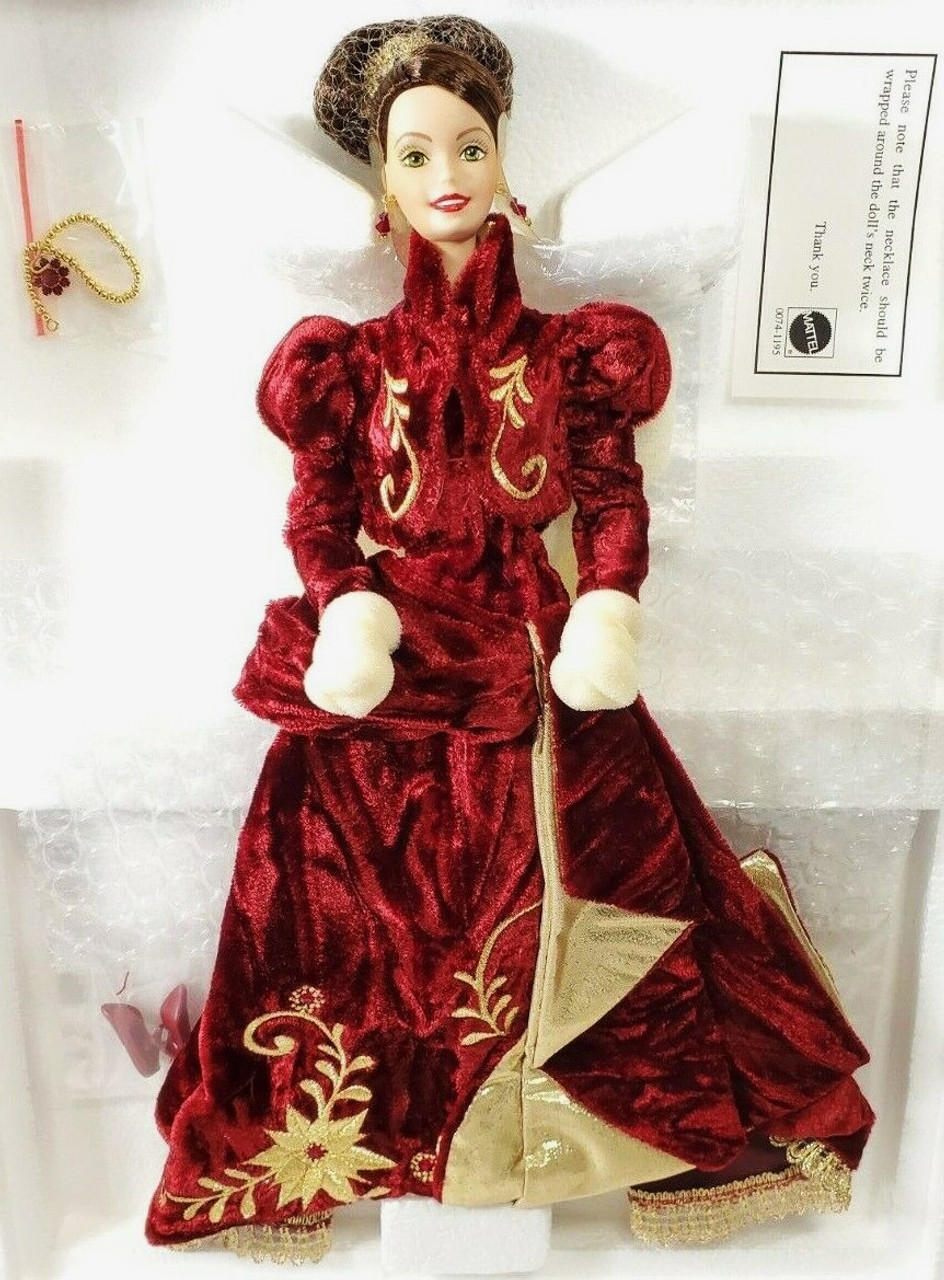 Barbie Holiday Ball Porcelain Doll 1997 Mattel 18326