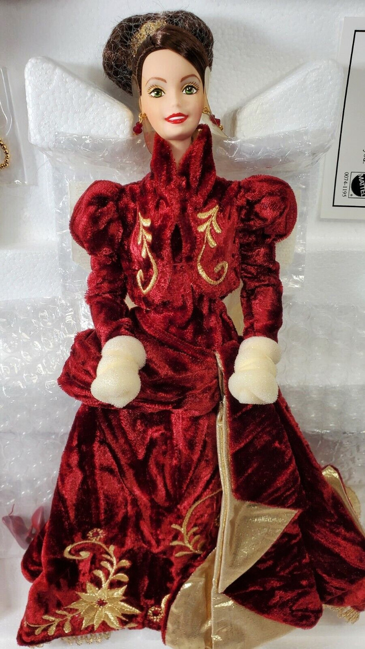 Barbie Holiday Ball Porcelain Doll 1997 Mattel 18326