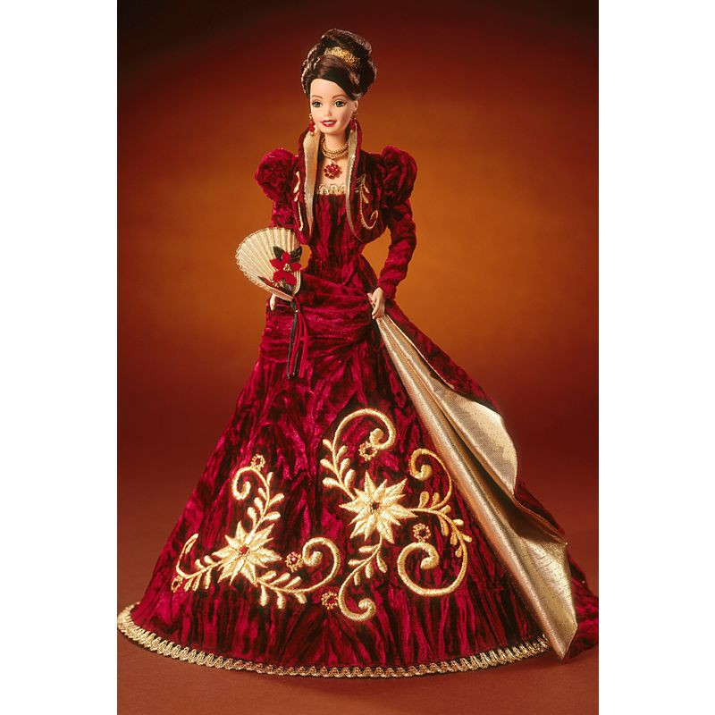 Barbie Holiday Ball Porcelain Doll 1997 Mattel 18326