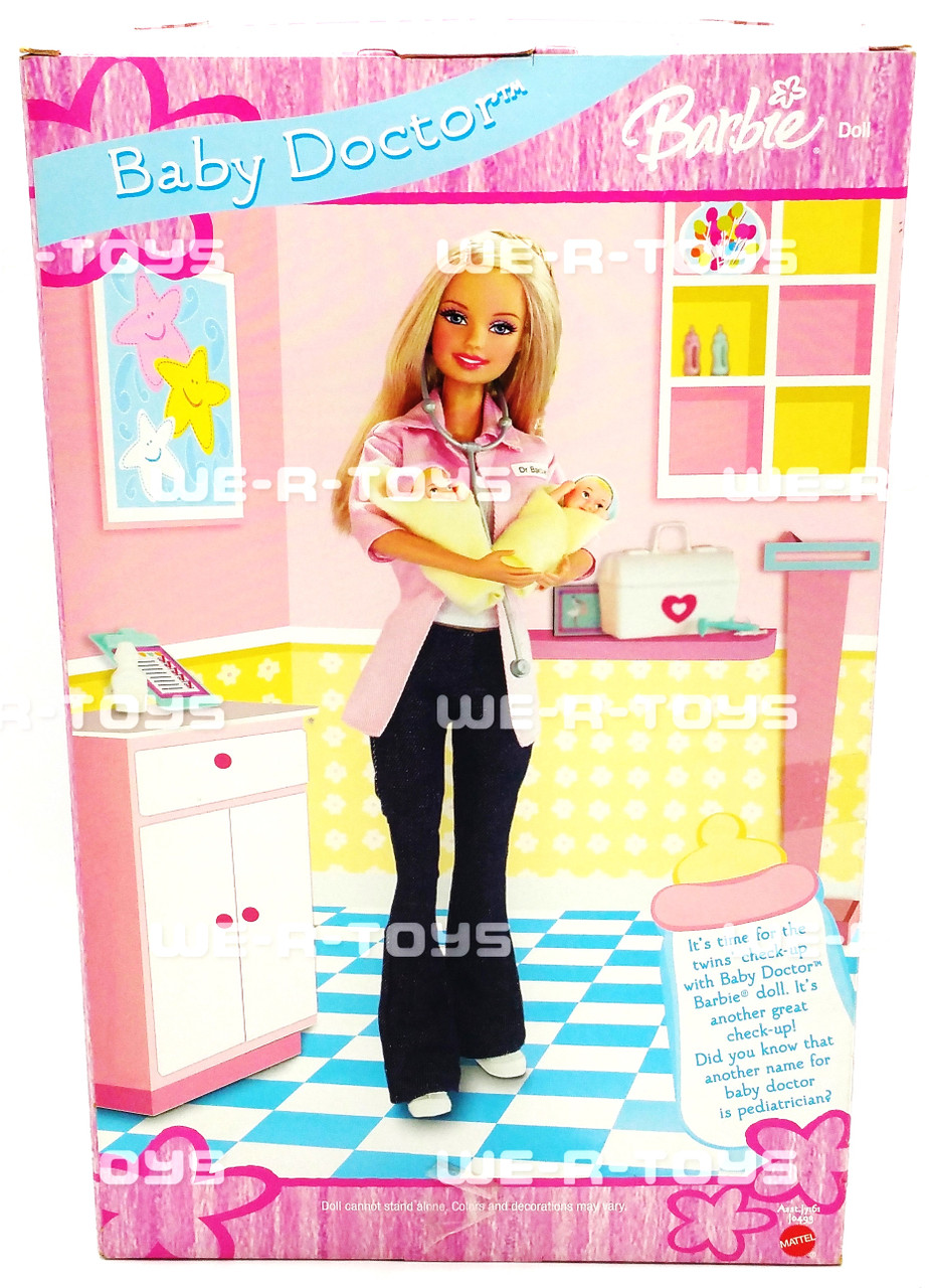 Barbie Baby Doctor Doll With Baby Dolls Mattel 2005 J0493