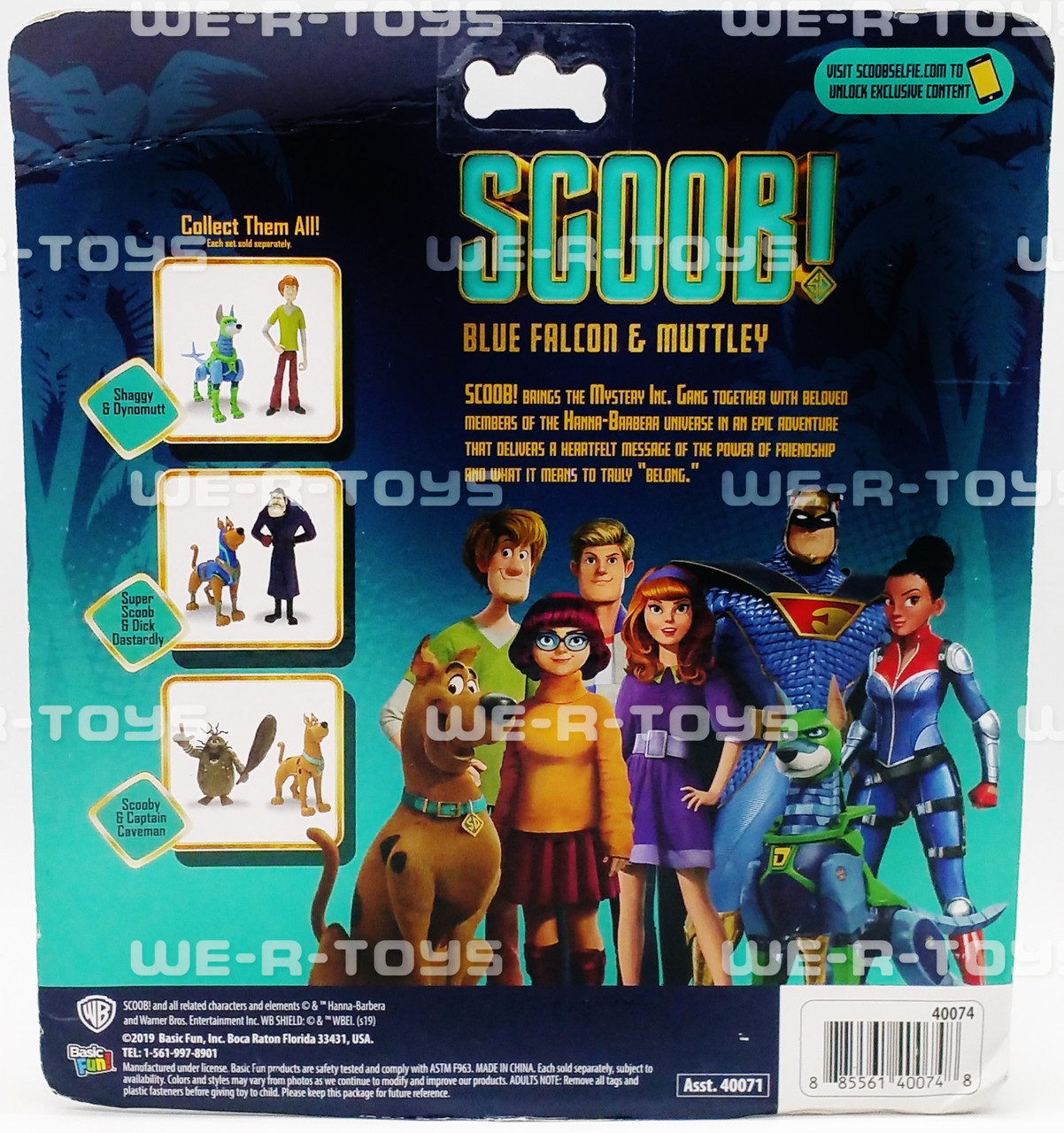 Action Figure Scooby Doo Toys 2019 Scoob! The Movie Blue Falcon Muttley Action Figures Basic Fun