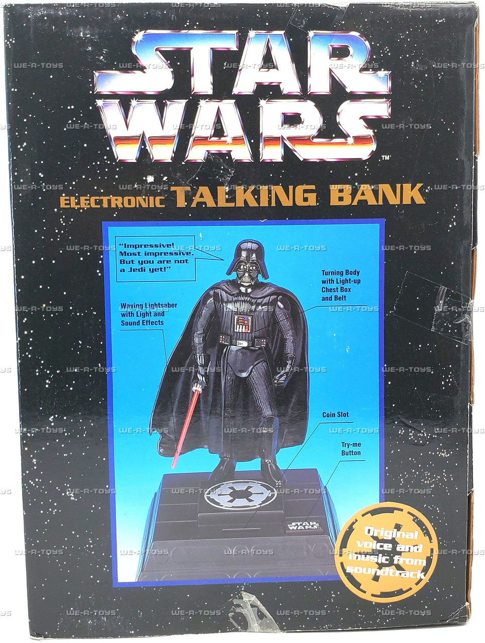 Star Wars Darth Vader Electronic Talking Bank 1996 Think Way Toys