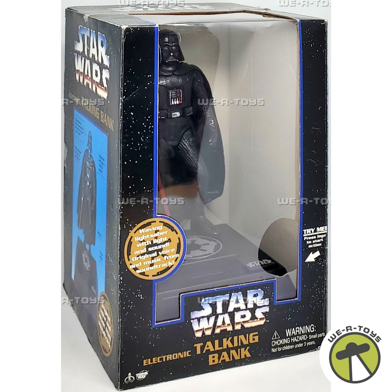 Star Wars Darth Vader Electronic Talking Bank 1996 Think Way Toys