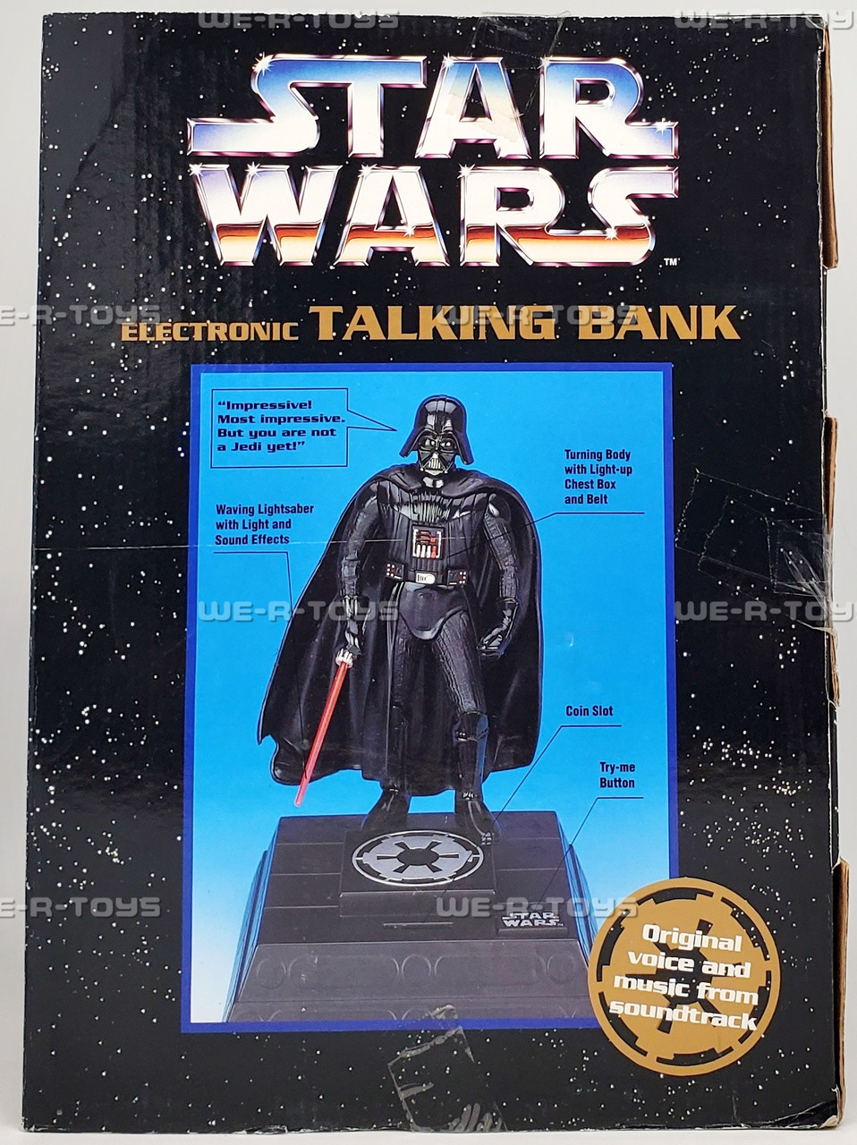 Star Wars Darth Vader Electronic Talking Bank 1996 Think Way Toys