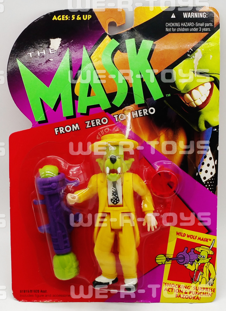 The Mask Zero to Hero Wild Wolf Mask Action Figure 81919 Kenner