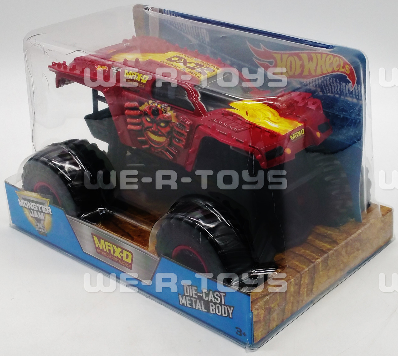 Retro Hot Wheels Monster Trucks Bone Shaker Vehicle 1:24 Scale 