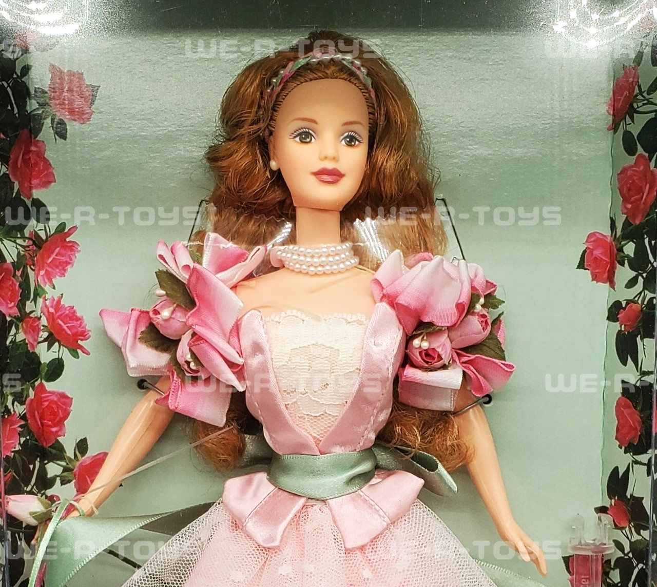Rose Barbie Doll A Garden of Flowers Collection 1998 Mattel 22337 NRFB